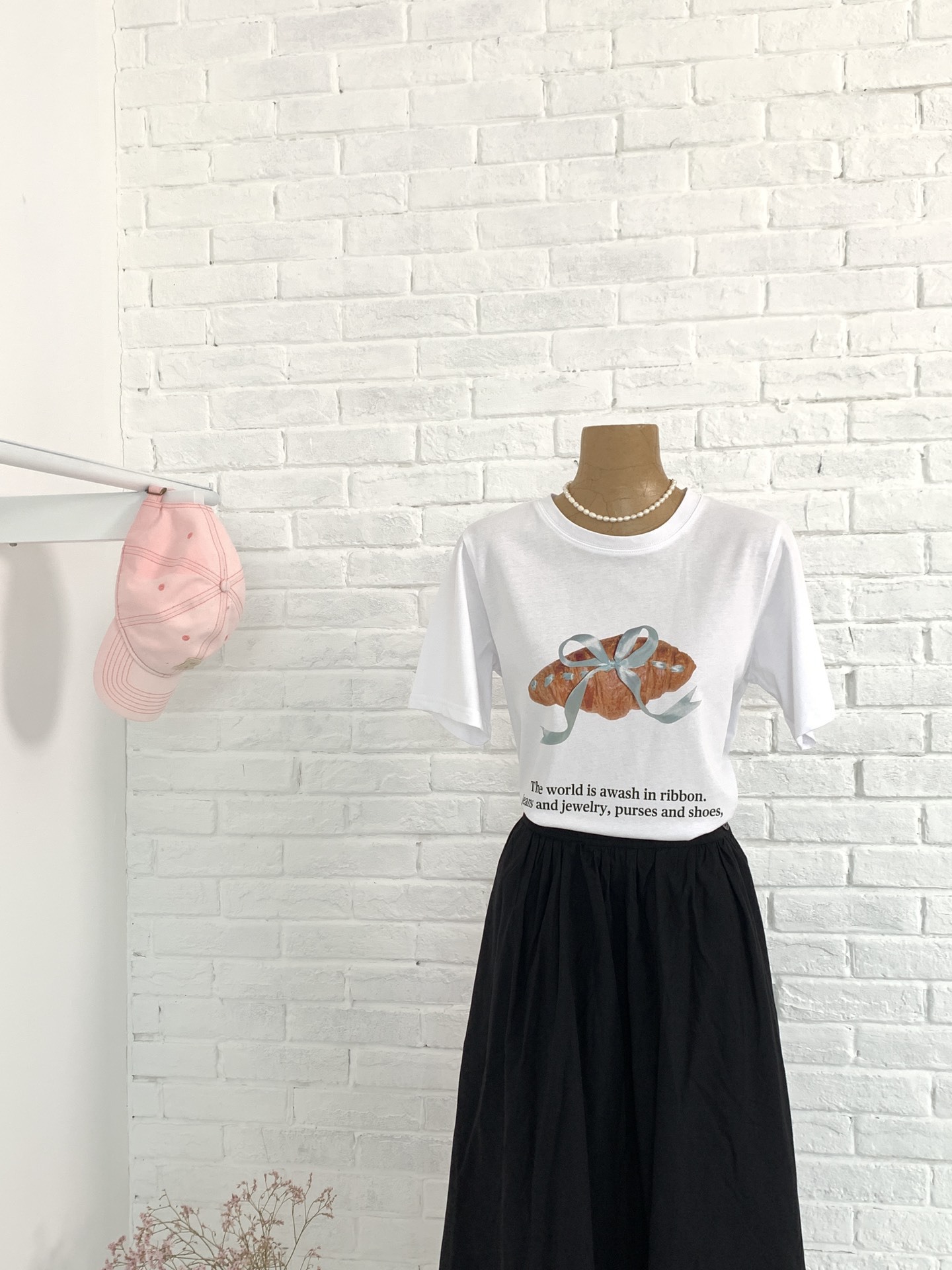 现货 高品质宽松T恤女春夏上衣正肩纯棉短袖夏季设计感韩系打底衫详情12