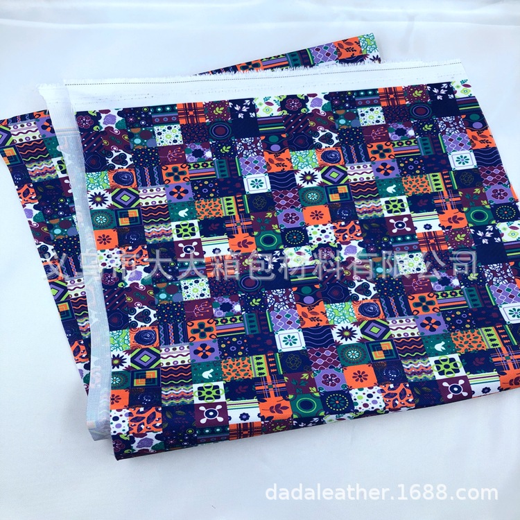 600DPU数码印花 抗拉扯环保PU牛津布 数码印花定制加工一站式服务详情1