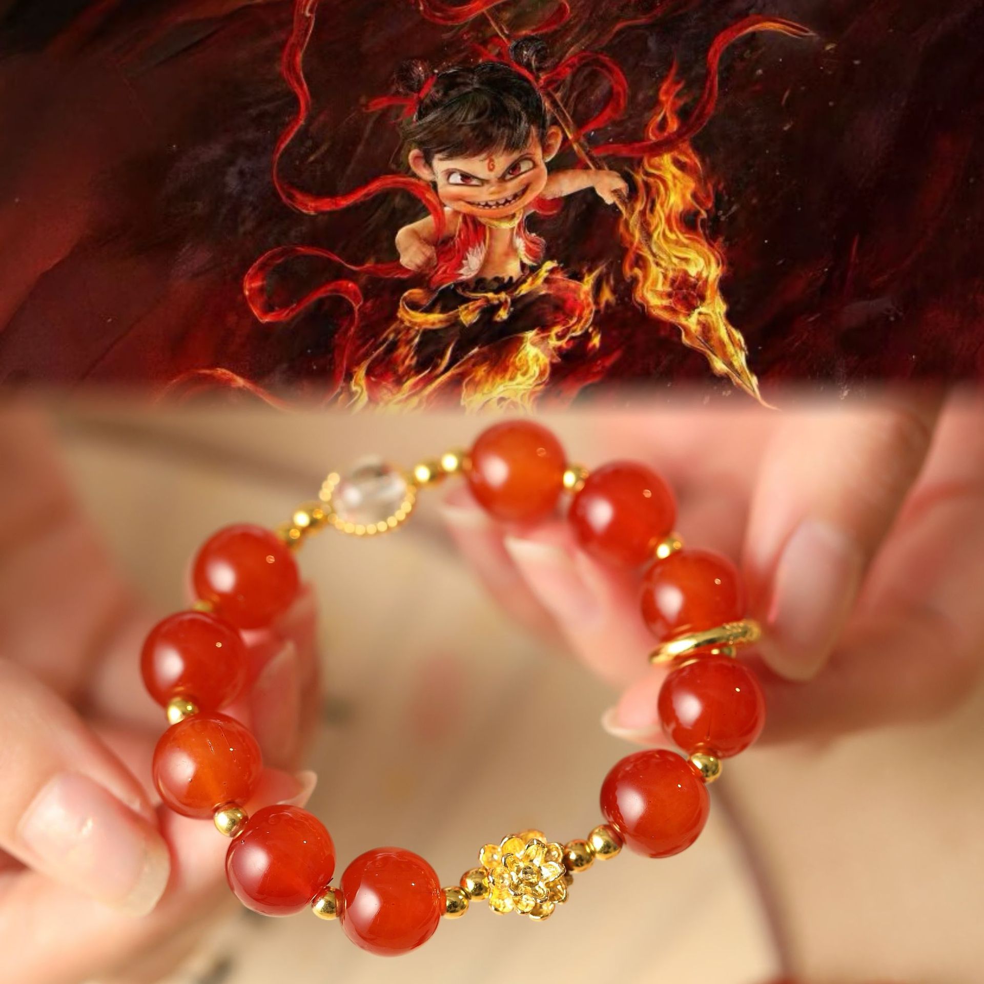 Impression Derivative products: Best friend design bracelet, a niche 2D derivative jewelry bracelet pic 4