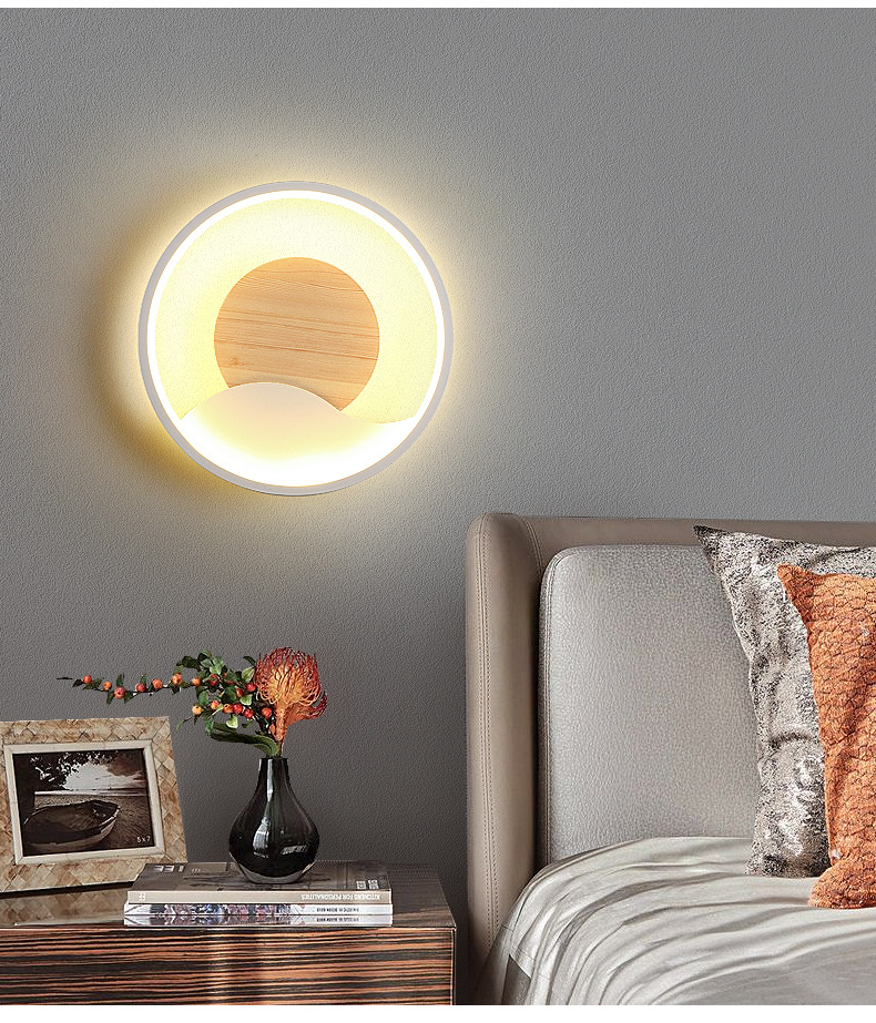 卧室床头灯壁灯简约现代过道灯客厅背景墙灯轻奢酒店网红壁灯北欧详情13