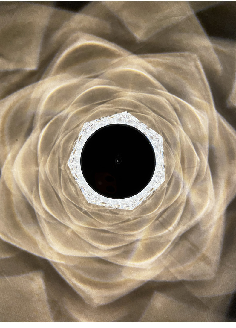 西班牙水晶台灯 网红氛围玫瑰灯北欧创意小夜灯 床头装饰钻石台灯详情17