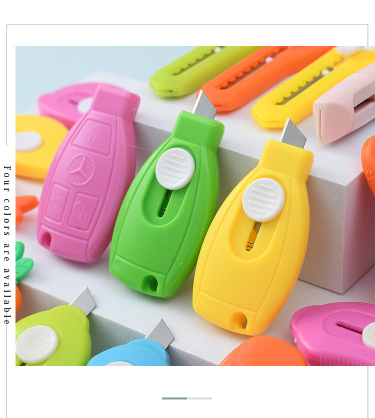 Cute cartoon small utility knife manufacturer wholesale mini knife, wallpaper cutting paper knife, express delivery opening magic tool, box opening knife pic 15