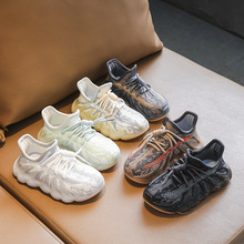 佳佳利批发男童运动鞋网面2023春秋新款中大童老爹鞋子女童跑鞋潮详情4