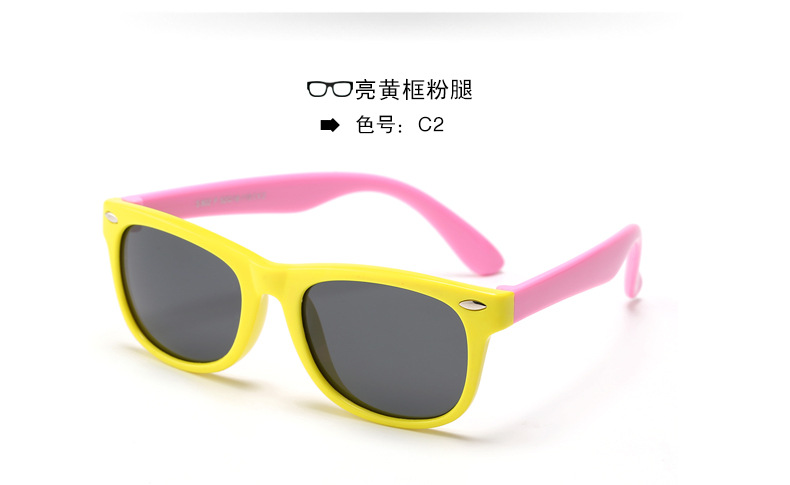 Nuevos niños gafas de sol polarizadas moda niños niñas personalidad cartoon rice booking baby shores wholesale pic 16