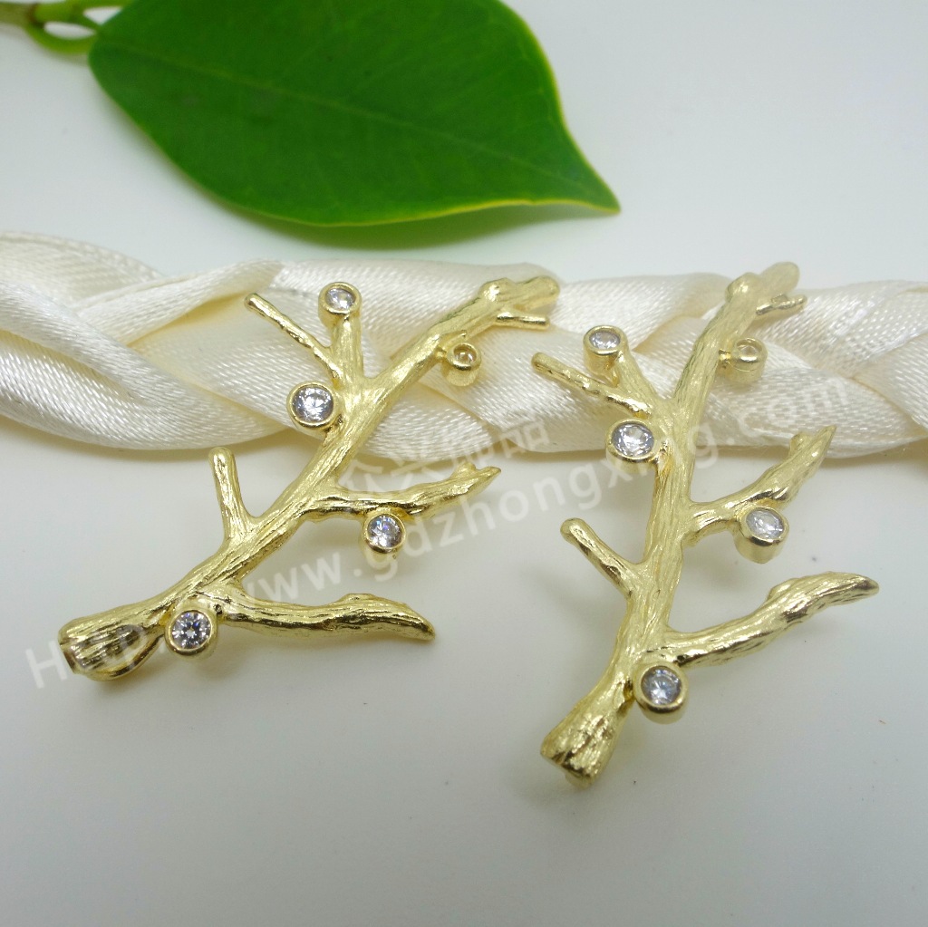 众兴古风diy饰品发簪胸针配饰树枝花树叶流苏吊挂件配饰材料步摇详情2