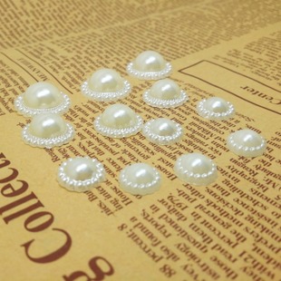 ABS塑胶料UV电镀大孔圆珠子DIY饰品服装串珠配件厂家直销散装批发详情2