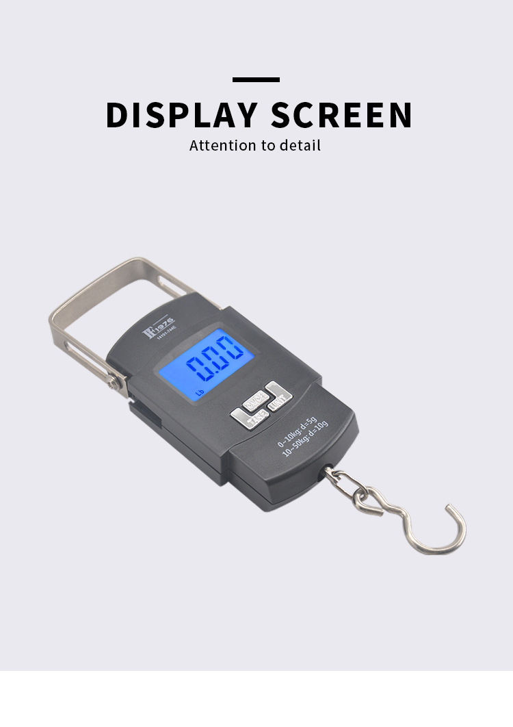 [FF1976-744E] Factory direct sales of household electronic portable scales, cross-border foreign trade electronic hook scales, electronic scales, portable luggage electronic scales pic 4