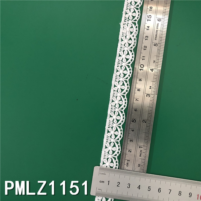 New Lolita embroidery water-soluble lace, milk silk single-sided small flower wave lace, lace with barcode pic 41