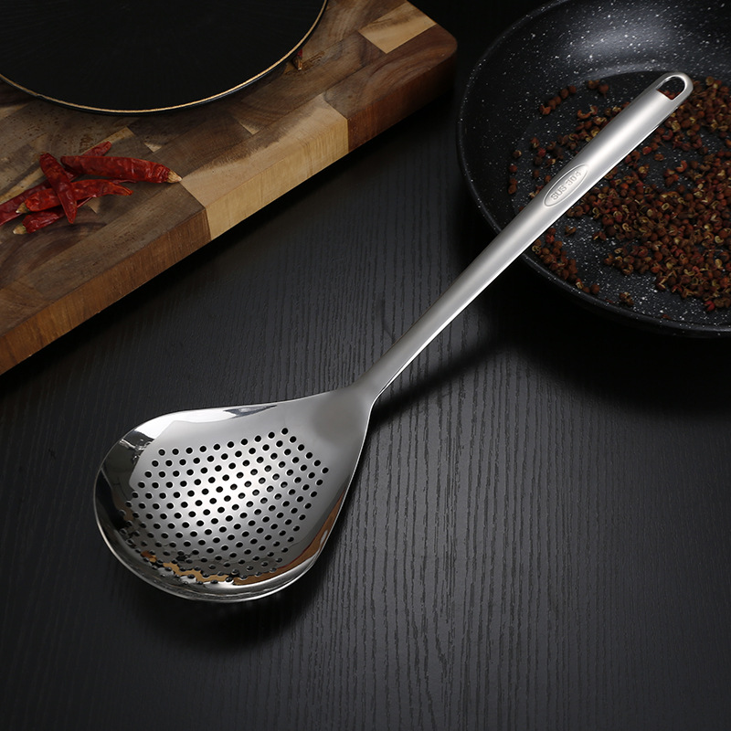 304 stainless steel pasta spoon, strainer spoon, noodle scooping spoon, claw spoon, noodle scooping spoon, scooping ladle, strainer, noodle scooping spoon pic 3