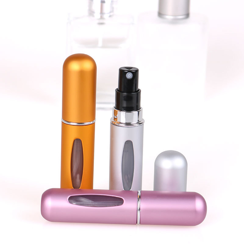 5ml perfume bottle, bottle-filled self-pumping, recyclable and refillable spray bottle, high-end portable cosmetic bottle pic 4