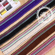 民族风蜈蚣边彩色流苏扫把花边DIY帽子围巾窗帘服装辅料花边现货织带详情3