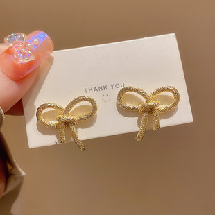 轻奢小众超仙气质炫彩蝴蝶耳环S925银针精致微镶网红同款耳钉耳饰详情3