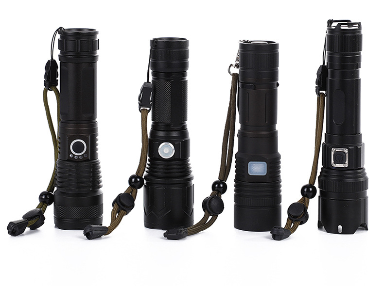 New high-intensity flashlight outdoor P50 bulb waterproof long-range 1000-meter telescopic zoom flashlight factory direct supply pic 14
