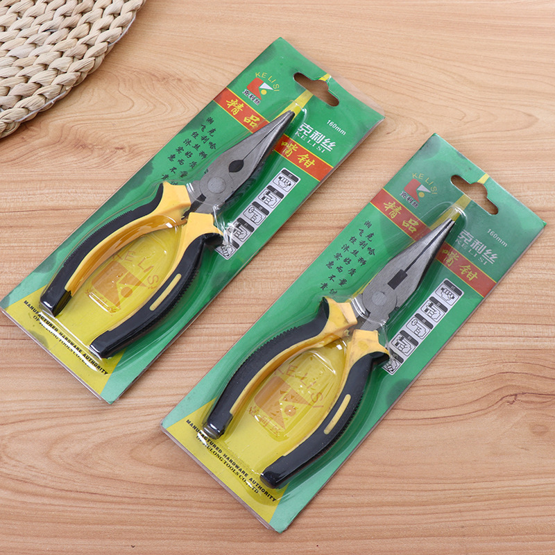 6寸尖嘴钳 钢丝老虎钳 钳子厂家批发 家用五金工具 义乌详情27