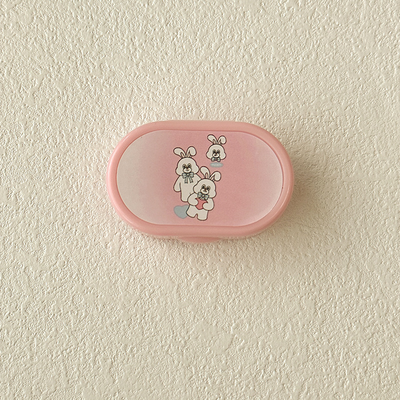Cartoon Rabbit contact lens case, cute, portable, small and simple beauty contact box and care box JH884, exclusively for foreign trade pic 14