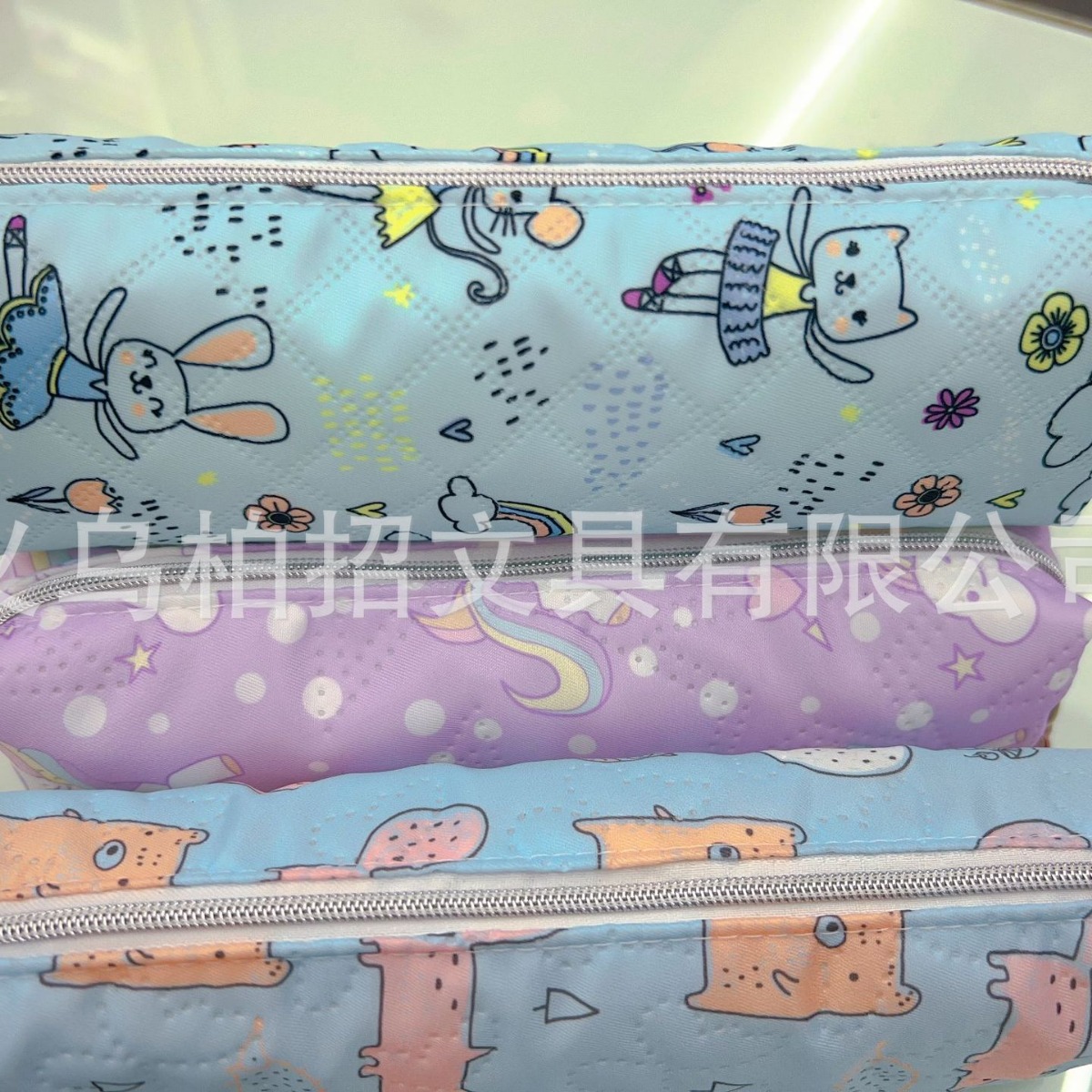 Factory direct sales of original new fashionable cotton fabric storage high appearance level simple ins pen cases for primary and secondary school students pic 10