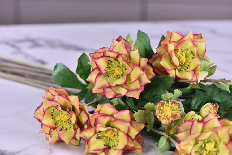 Dongli Flower Industry Factory directly sells artificial roses, ice mountain roses, home furnishings, hotels, shopping malls, wedding decorations, artificial flower bouquets, and high-end ornaments pic 42