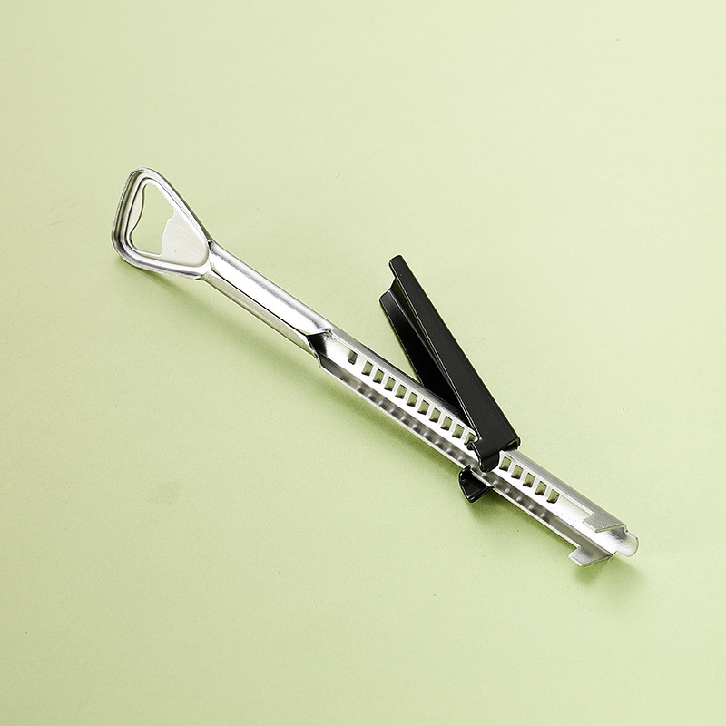 Stainless steel can opener, household effortless can twister, kitchen beer bottle opener, multi-purpose beer opener pic 4