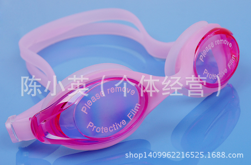 Factory direct supply of high-definition swimming goggles, flat swimming goggles, anti-fog and waterproof swimming goggles for both men and women pic 4