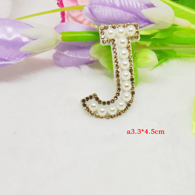 Cross-border hot diamond English pearl letter fabric pasted clothing accessories with adhesive backing 5mm pearl decoration factory DIY nail pearl wholesale pic 41