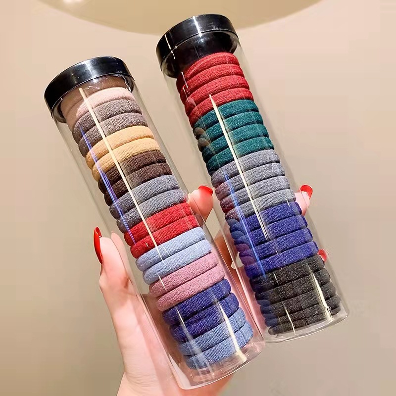 婴幼儿扎头皮筋女童宝宝弹性好不伤发毛巾圈发绳儿童可爱耐用头绳详情9