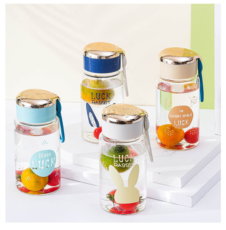 网红高颜值杯子玻璃2021迷你小巧便携可爱创意办公室情侣水杯代发详情30