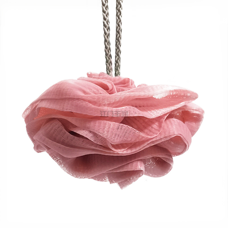 New rose bath flower bath ball, large bath ball, a perfect scrubbing tool, soft and non-dispersing foaming net bath flower pic 6