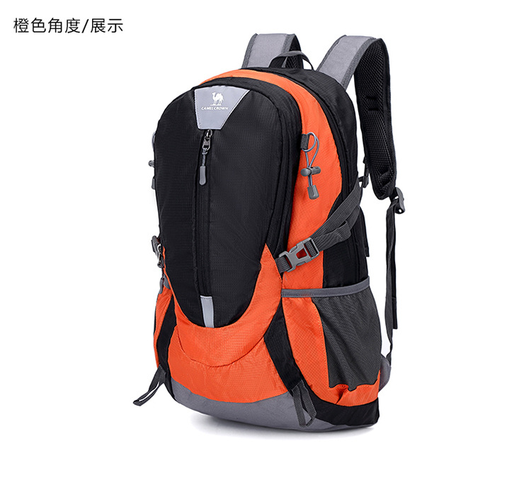 黑色户外运动背包 新款双肩包旅行包登山包户外背包男士背包详情16