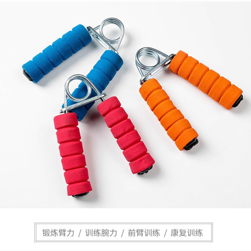 Wholesale of foam sponge spring grip strength trainers for easy arm strength training and fitness equipment pic 6