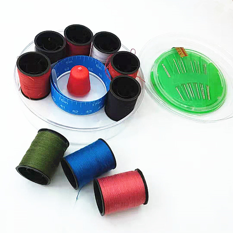 The manufacturer supplies 9-piece round sewing boxes and 12-piece sewing box sets for wholesale at a two-yuan store pic 5