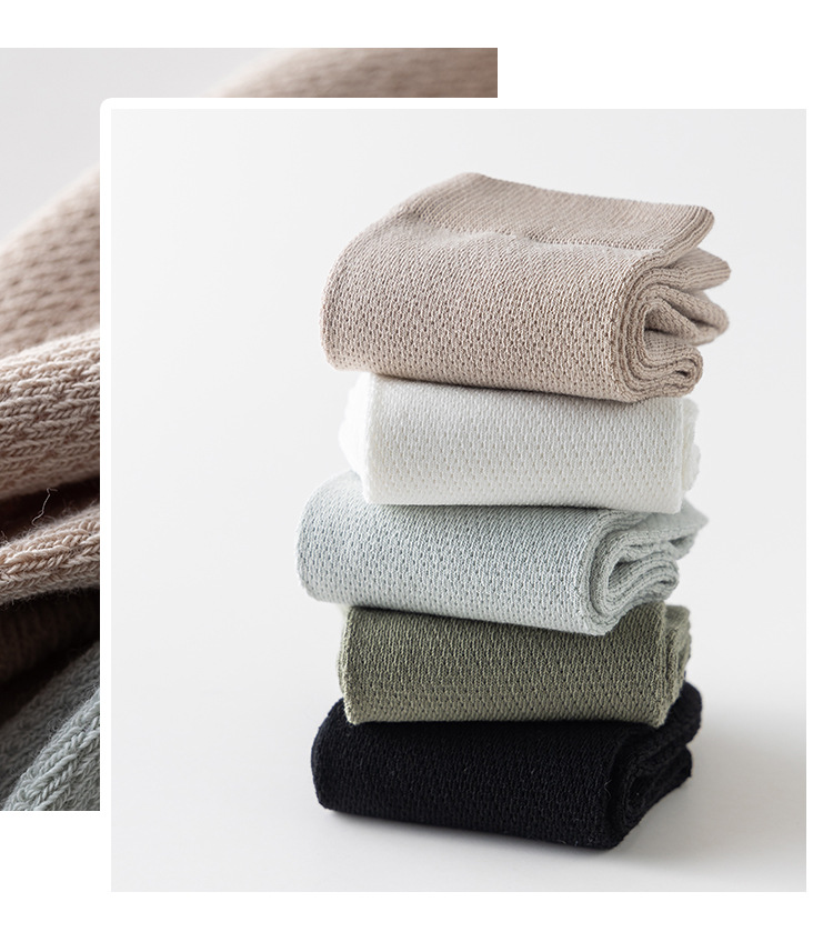 袜子地摊一件代发袜子男士防臭吸汗春夏薄款网眼透气无骨百搭中筒男袜批发一件代发详情14