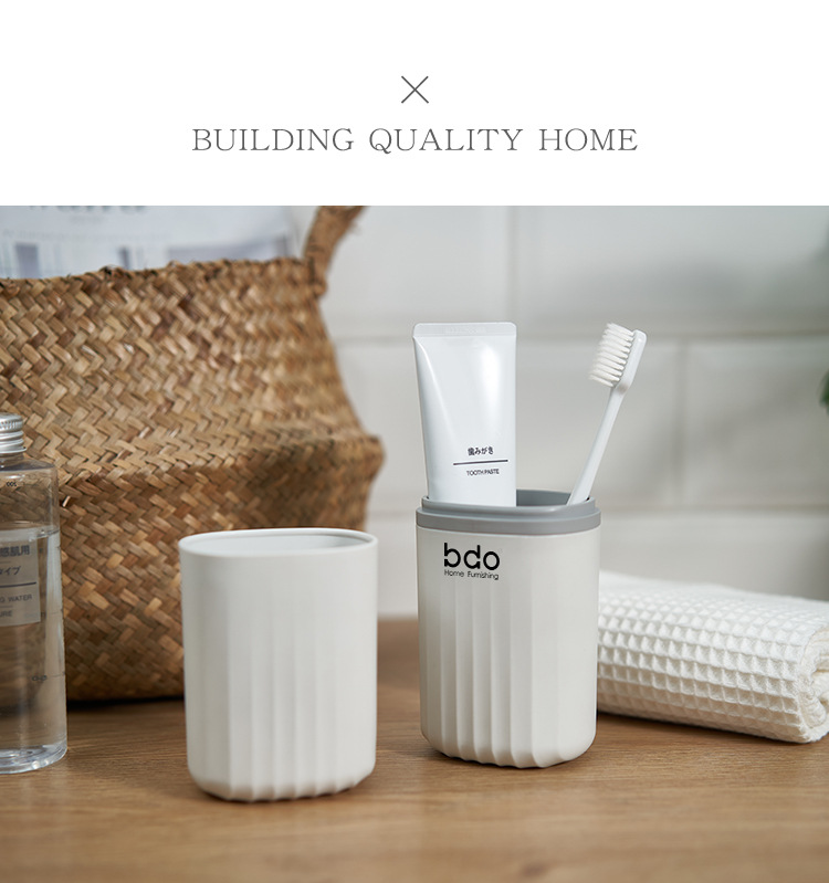 Travel mouthwash cup, brushing cup, dental utensils, toothbrush cup, toothache set, portable family toiletries, toothbrush box pic 9