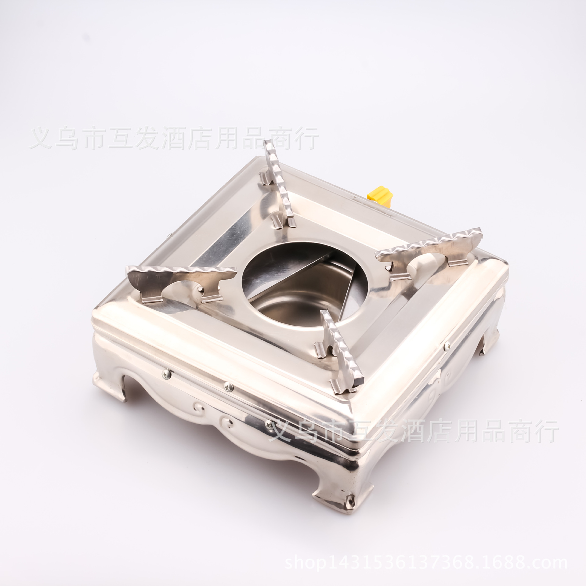 Hotel supplies: Litian Baishun alcohol stove, stainless steel square alcohol stove, self-service fast food stove, alcohol hot pot, alcohol stove, restaurant buffet, portable alcohol hot pot, alcohol stove, dining stove, kitchenware pic 5