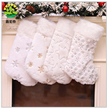 Christmas stocking series, Christmas stockings, dancing dolls, fences, Santa Claus, snowmen, gift stockings, candy stockings pic 8