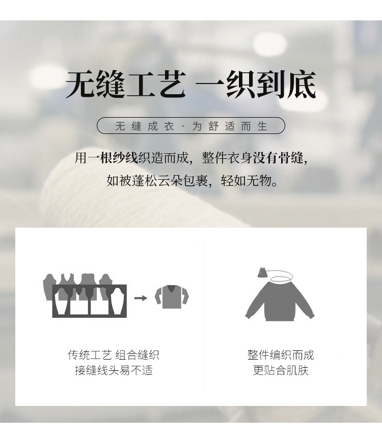 Zero-touch seamless one-piece wool sweater for women, semi-high neck autumn knitted sweater, slimming inner layer, sweater base layer for women pic 4