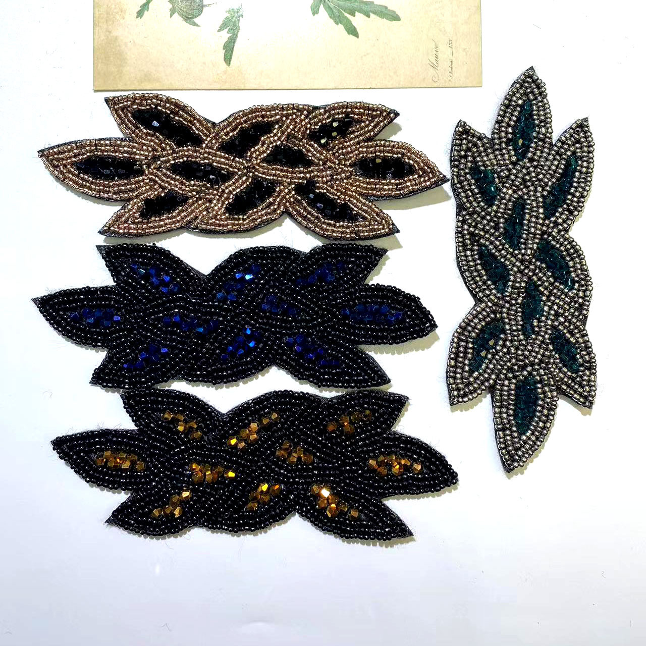 欧美热销款发箍配件气质复古发饰配件手工串珠水晶配饰厂家直销批详情7