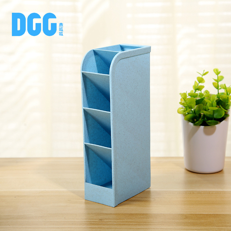 Creative ins minimalist new slanted pen holder, multi-functional desktop, large-capacity storage box, pen holder manufacturer wholesale pic 14