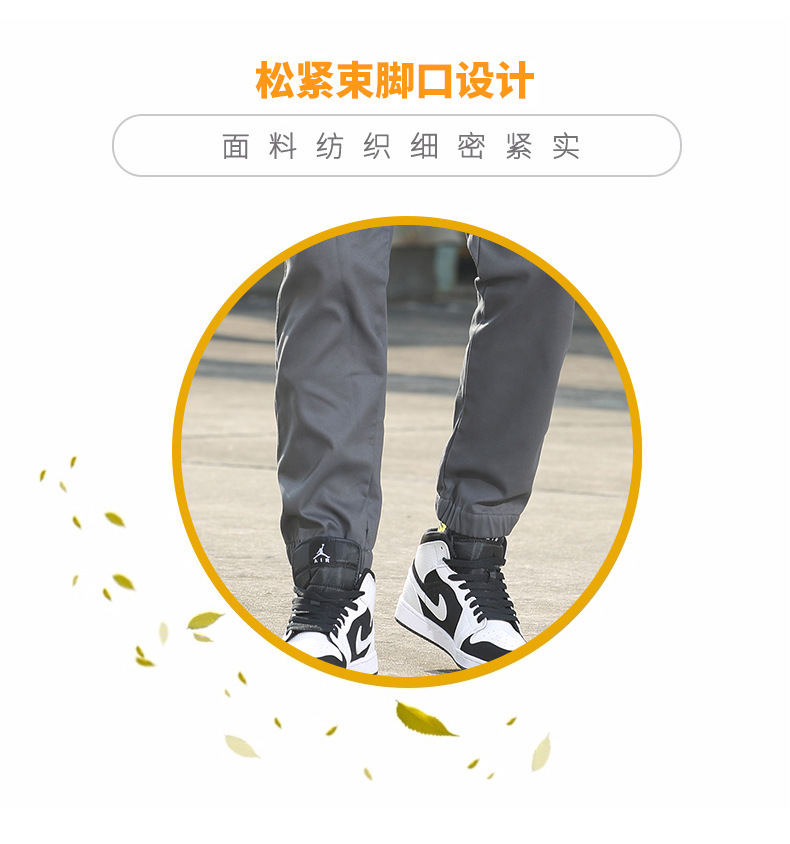 Pantalones de carga para hombres venta al por mayor primavera/otoño moda de día de algodón multibolsillos pantalones de pie cordones para hombres pantalones deportivos versátiles pic 9