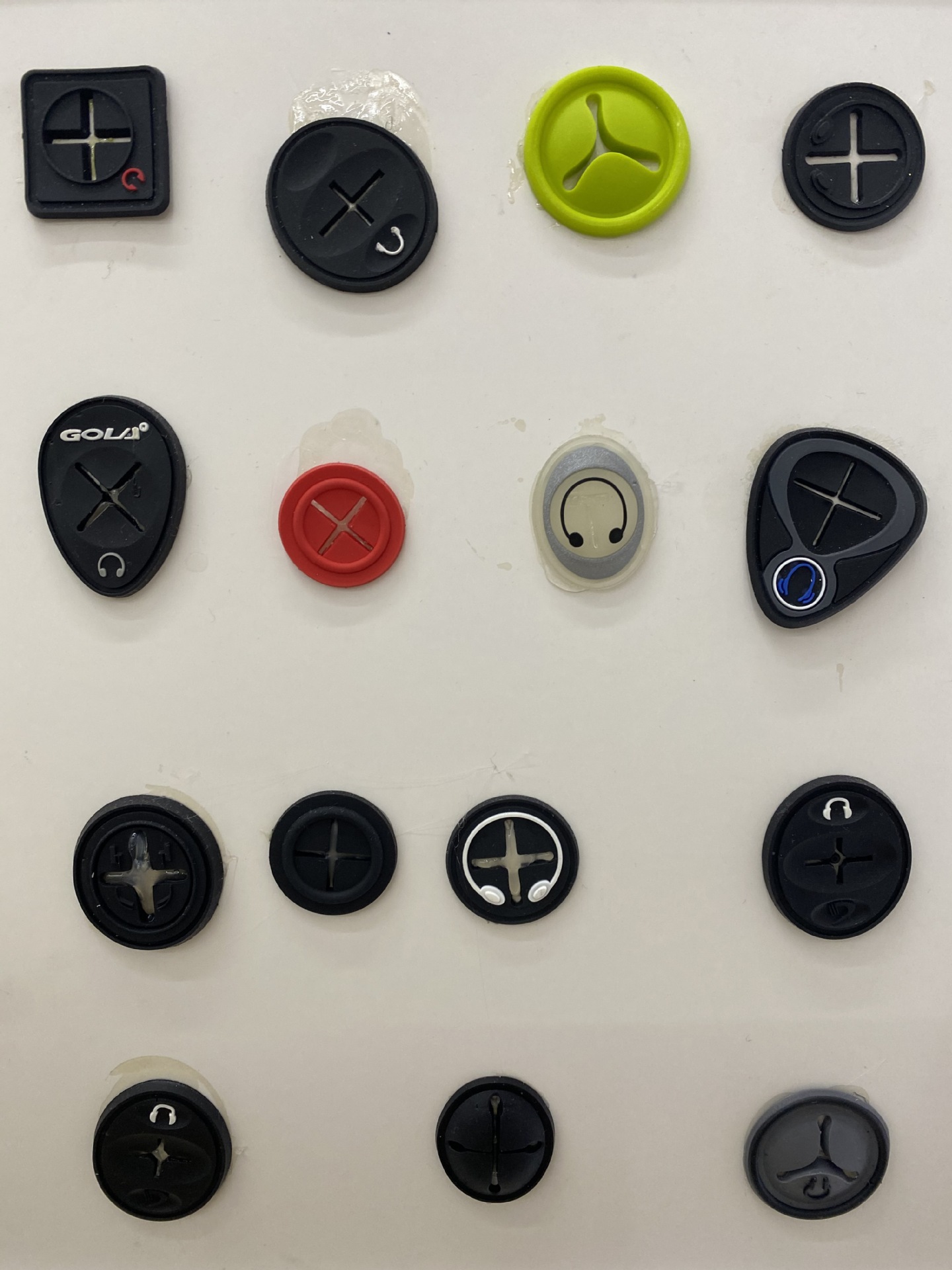cd hole, leather label, soft rubber, epoxy resin, two-color round headphone jack, various pattern shapes, rubber stamps, silicone pull tags pic 5