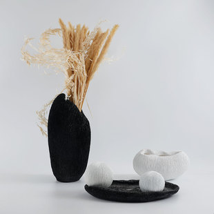 Creative striped candlestick ornaments, home living room decorations, resin handicrafts, office decorations, wine cabinets, a sense of luxury pic 9