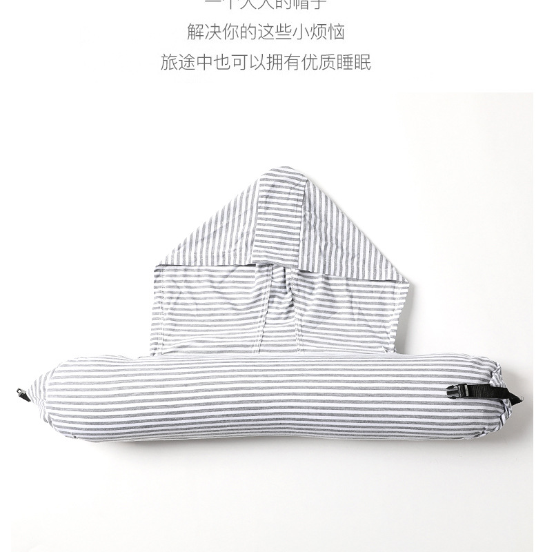 Muji hat quality U-shaped pillow foam particle neck pillow Travel airplane neck pillow Office nap pillow pic 14