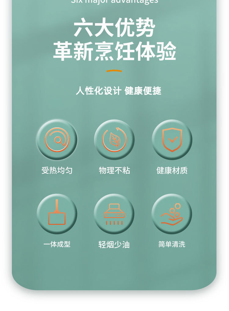 Household tourmaline non-stick egg frying pan, mini egg dumpling pan, hamburger steak, four-hole breakfast pan, induction cooker, small frying pan pic 5