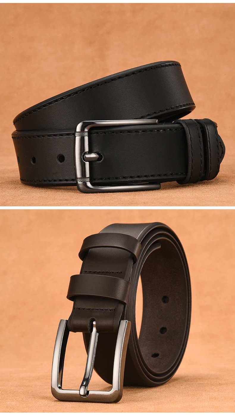男士腰带批发男士针扣皮制带PU百搭现货厂家直供高档韩版休闲商务详情19