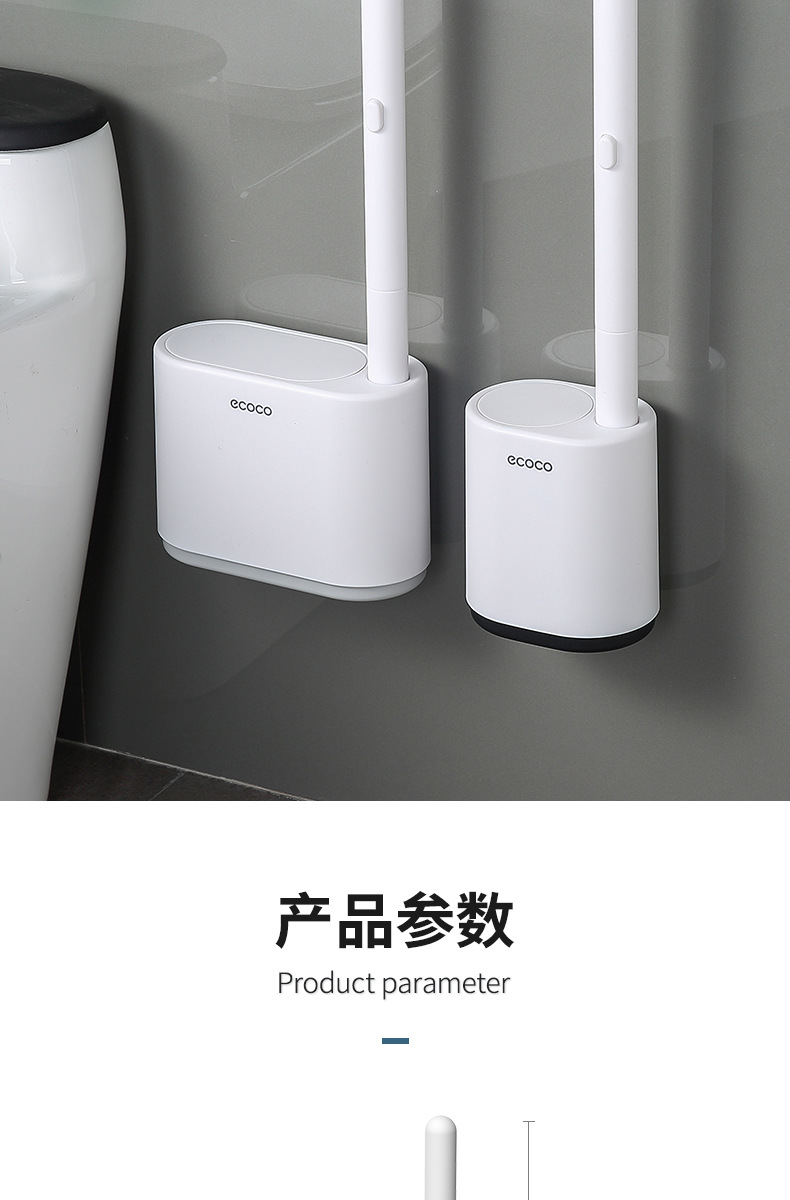 一次性马桶刷可抛上墙式家用洗厕所刷子海绵替换头套装带底座详情17