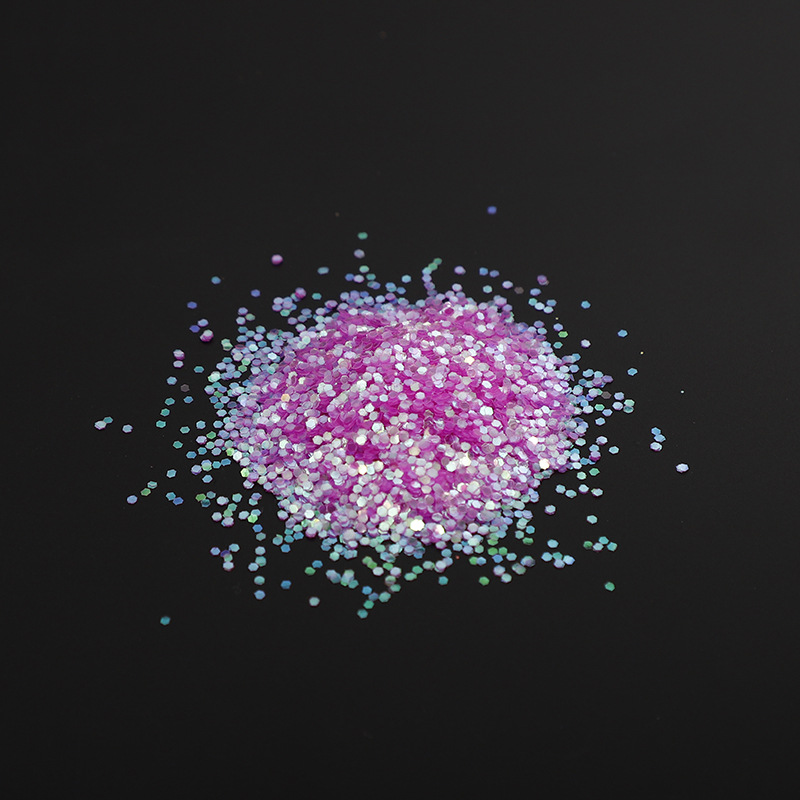 1/24 Iridescent Seven-Color Golden Onion Powder, Dazzling Glitter Powder, 1kg package, 1mm Seven-color Laser Powder, Nail sequins, High Gloss, waterproof pic 12