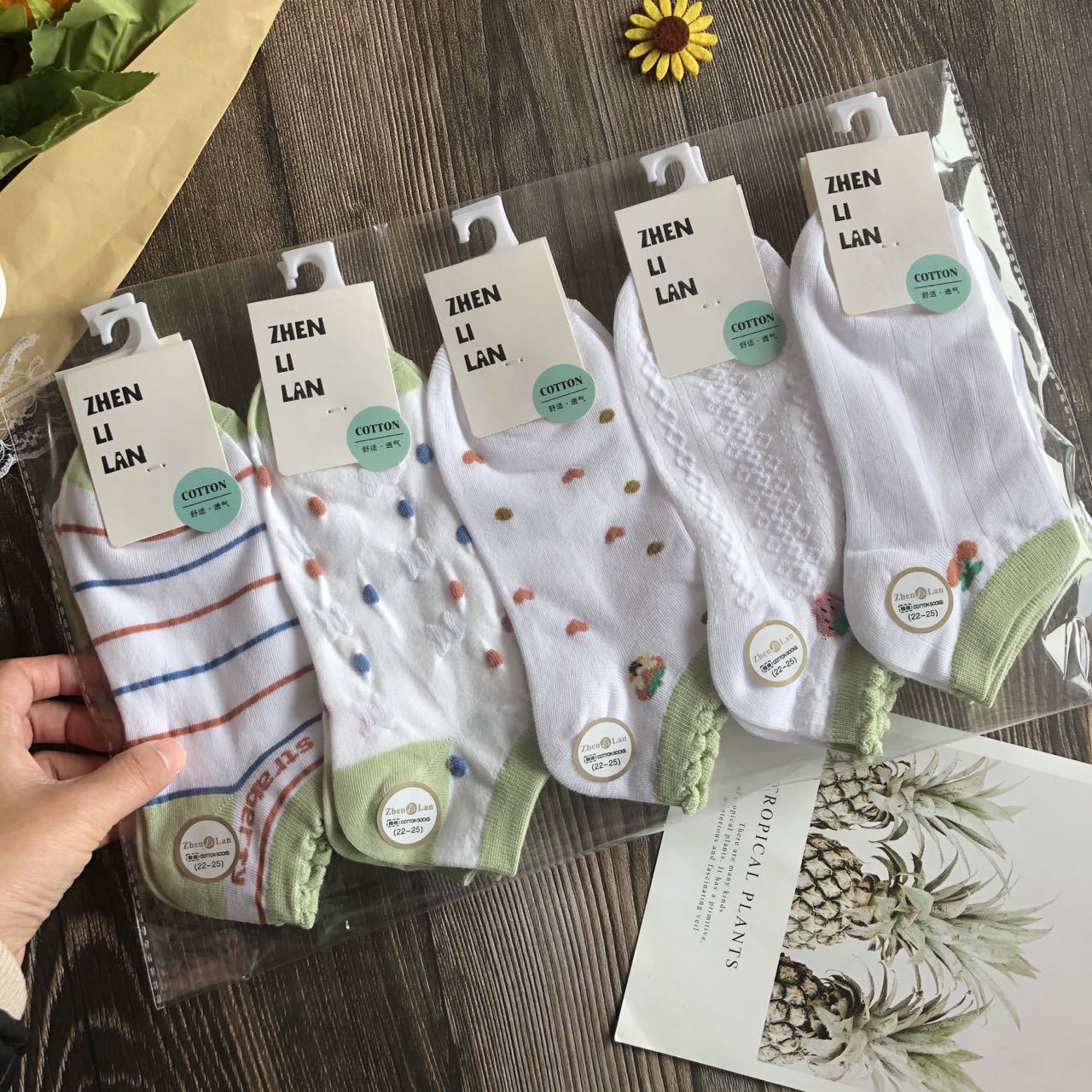 供商超诸暨袜子5-10双女短袜ins潮学院风船袜日系薄款男棉袜批发详情8