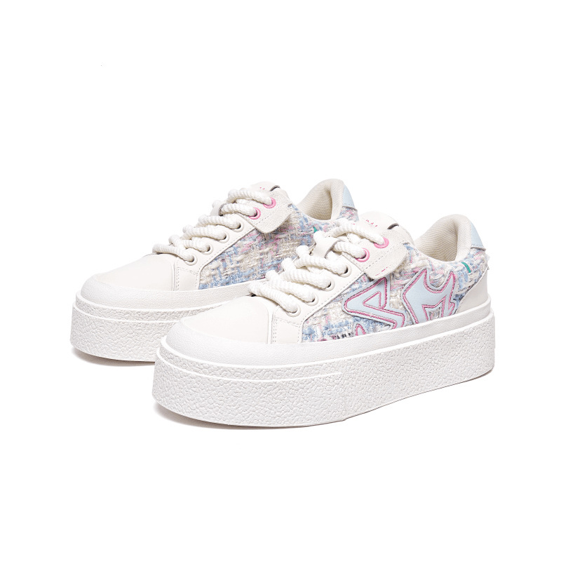 厚底帆布鞋女鞋2024秋夏季新款学生休闲小白鞋百搭轻便舒适板鞋女详情1