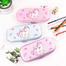 TOPSTHINK Disney 3D Unicorn EVA large-capacity pen Case for Children and Students Multi-compartment Cartoon Stationery Box, simple and niche handbag wholesale pic 7
