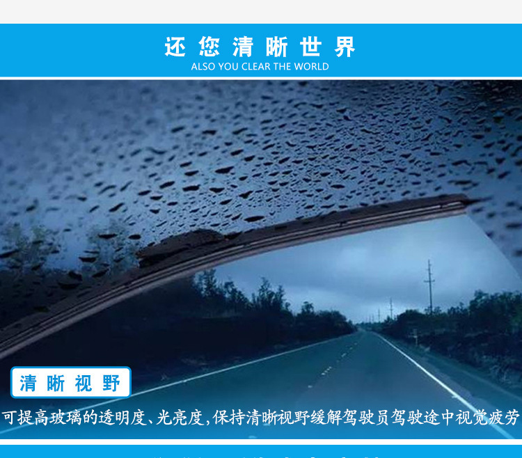 厂家固体雨刮精汽车玻璃水汽车浓缩雨刷精车内剂清洗剂清洁泡腾片详情7