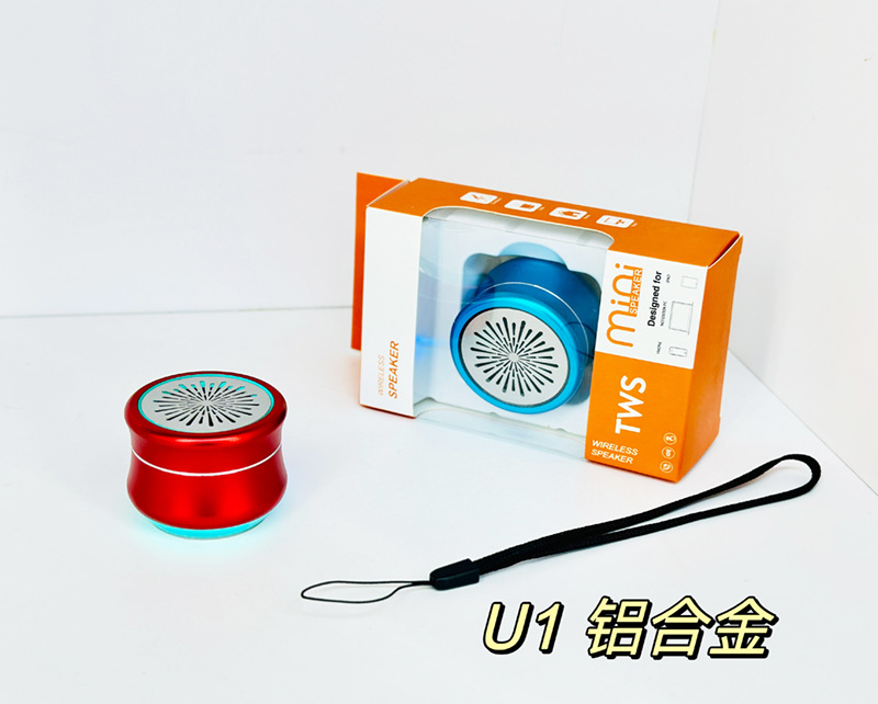 新款迷你无线蓝牙音响低音炮重低音小钢炮立体声户外便携式小音箱详情8